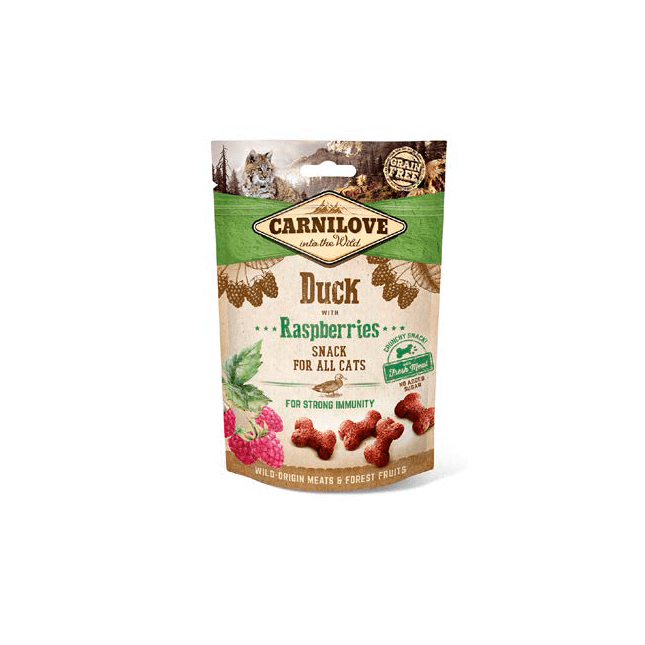 CARNILOVE CHAT SNACK CANARD 50 GR