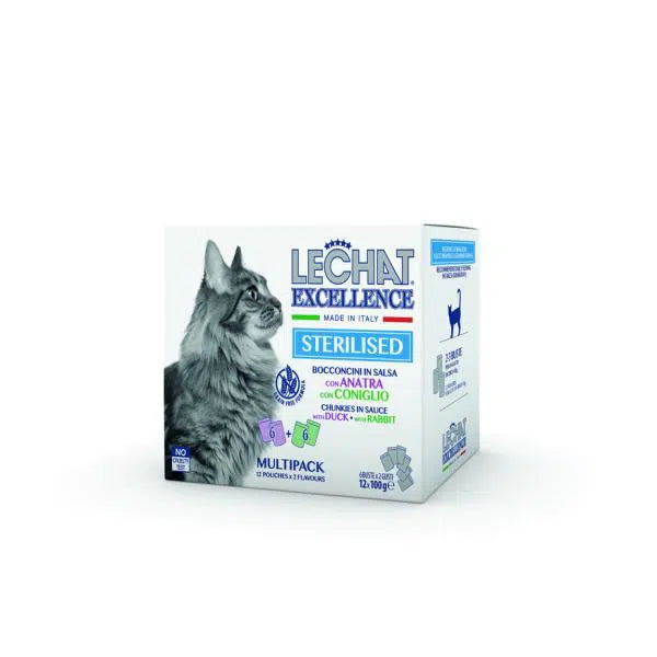 LECHAT MULTIBOX STER DUCK/RABBIT 12X100gr