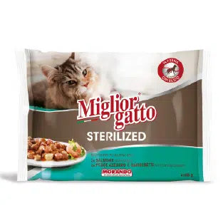 Miglior gatto Sterilized petites bouchées en sauce 4x85gr