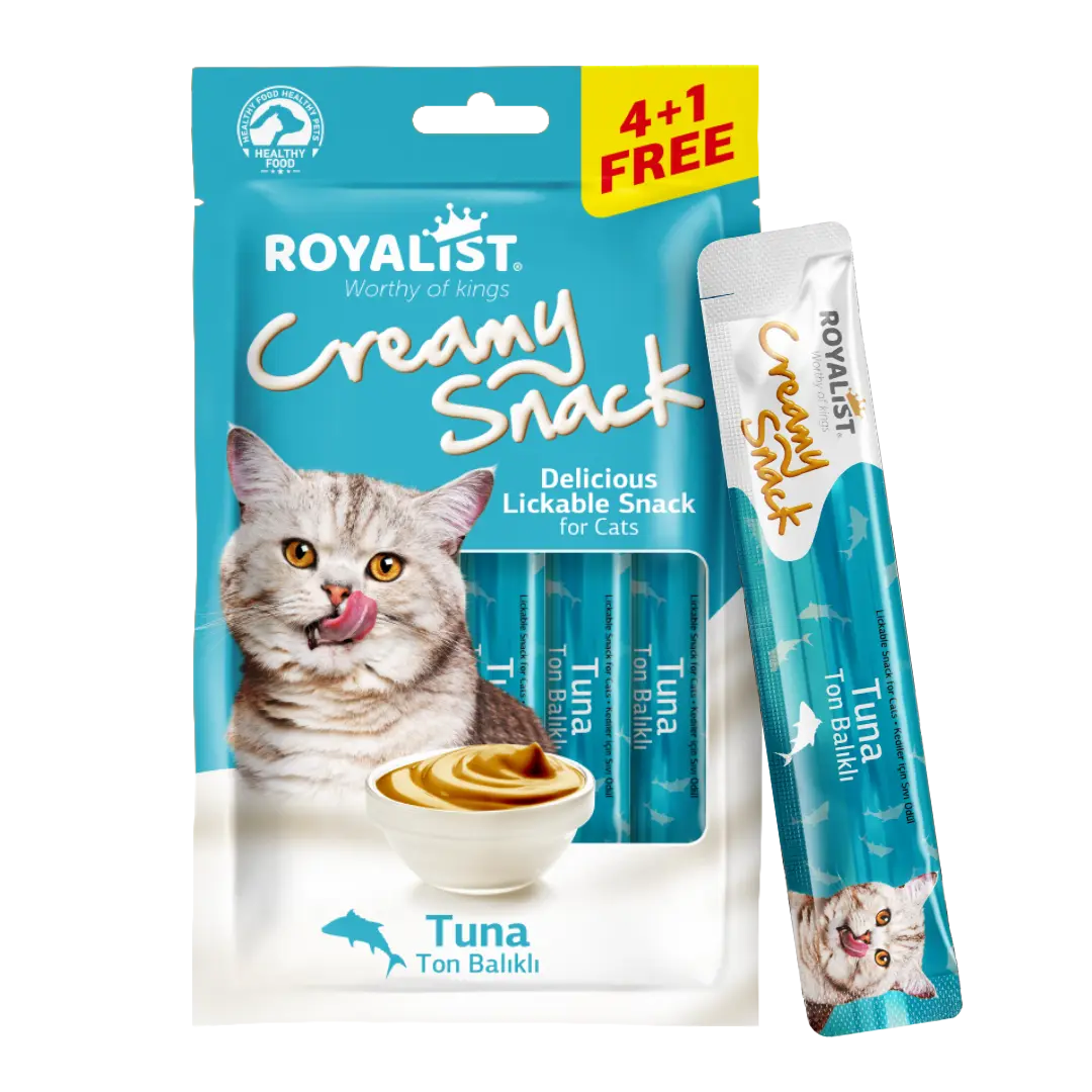 ROYALIST cat Creamy Snack Tuna 5*15gr