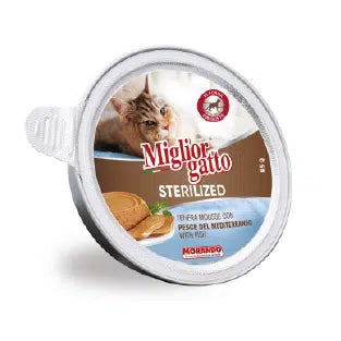 Miglior gatto Sterilized MOUSSE AU POISSON DE LA MÉDITERRANÉE 85gr