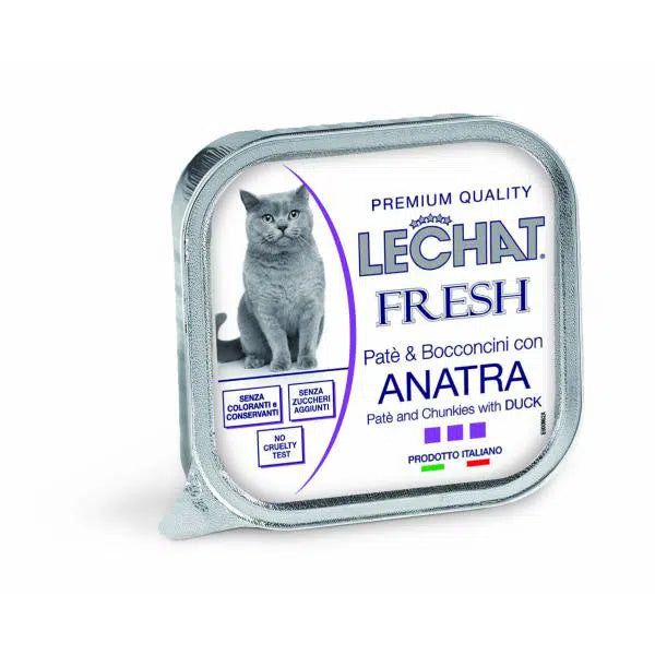 BARQUETTE LECHAT FRESH CANARD 100gr
