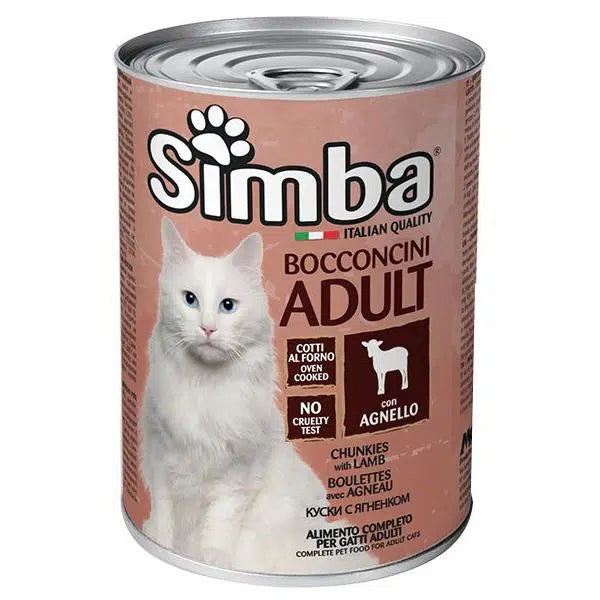 BOITE SIMBA CAT WITH LAMB 415gr