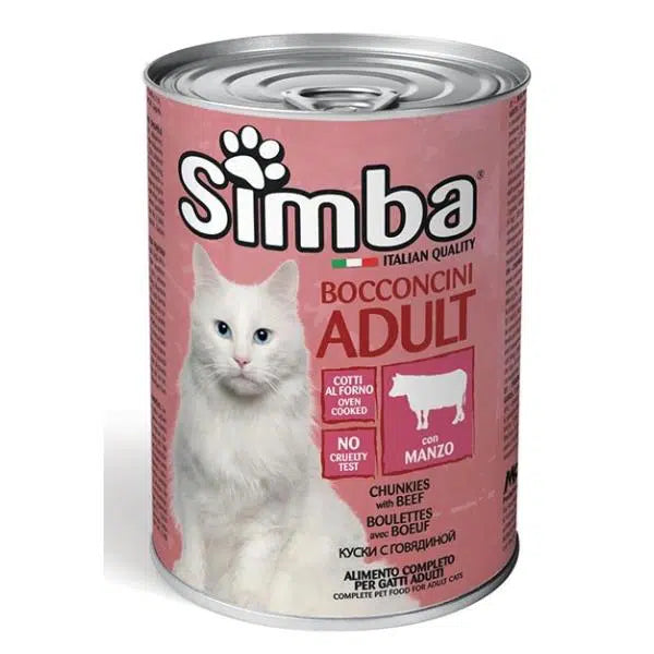 BOITE SIMBA CAT WITH BEEF 415gr