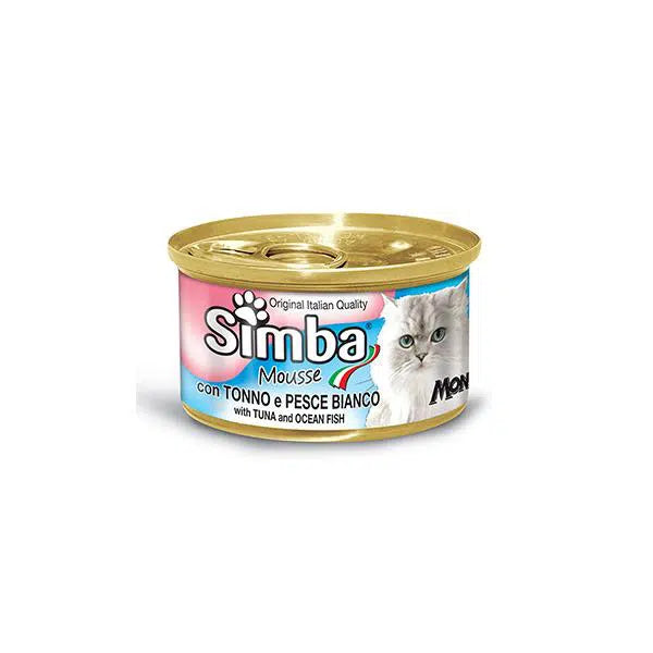 BOITE SIMBA CAT WITH TUNA/BLANC FISH 85gr