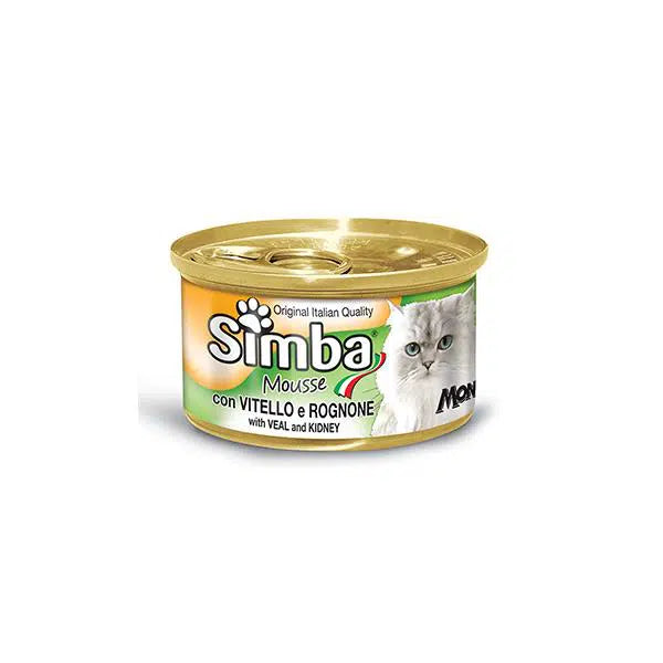 BOITE SIMBA CAT WITH VEAL/KIDNEY 85gr