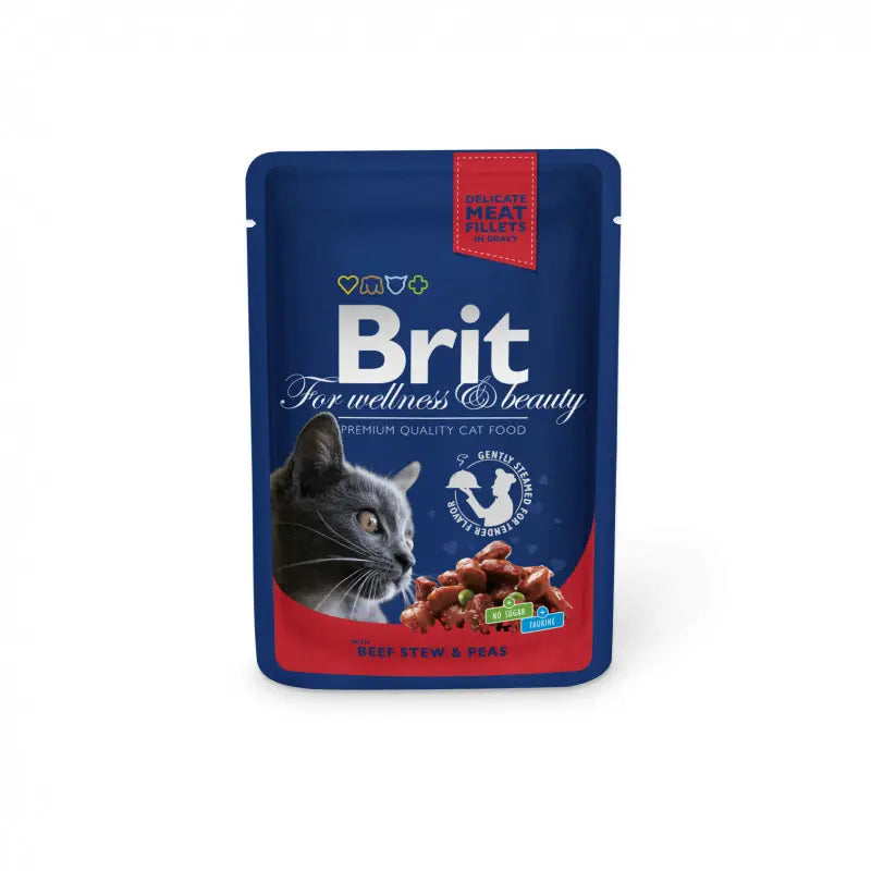 Brit Premium Pochon Boeuf et Petits Pois 100GR