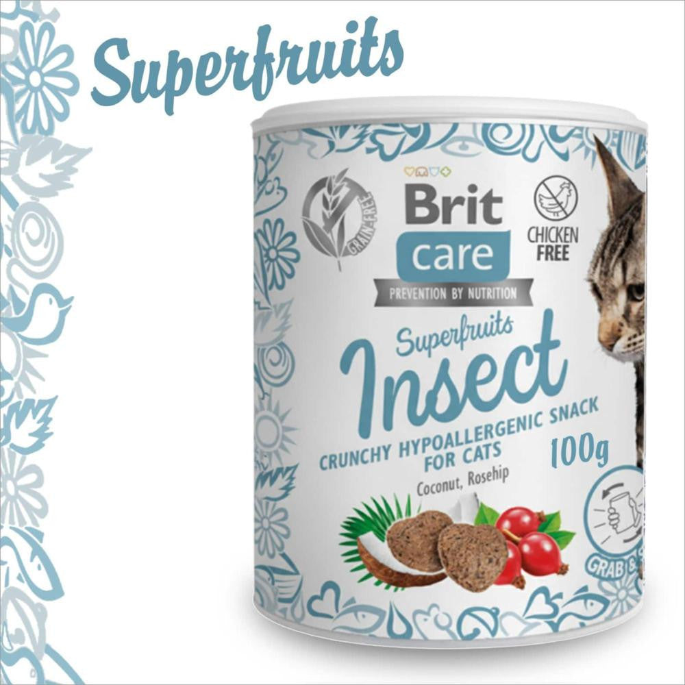 BRIT CARE FRIANDISE SUPERFRUITS 100g ADULTE - insect