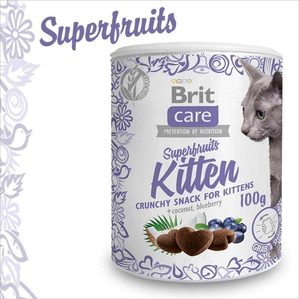 BRIT CARE FRIANDISE SUPERFRUITS 100g KITTEN - chaton