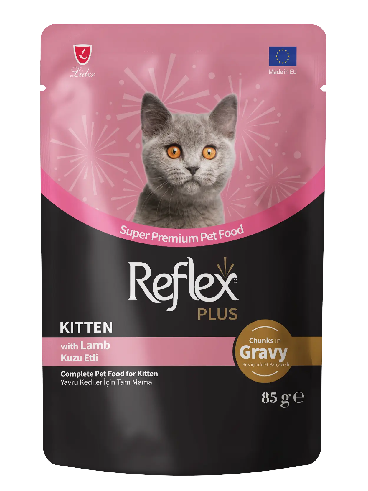 Reflex Plus Pochon Kitten Gravy With Lamb - 85gr