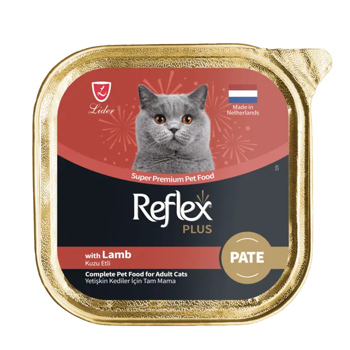 Reflex Plus Barquette Pâté Adult Cat With lamb - 85gr