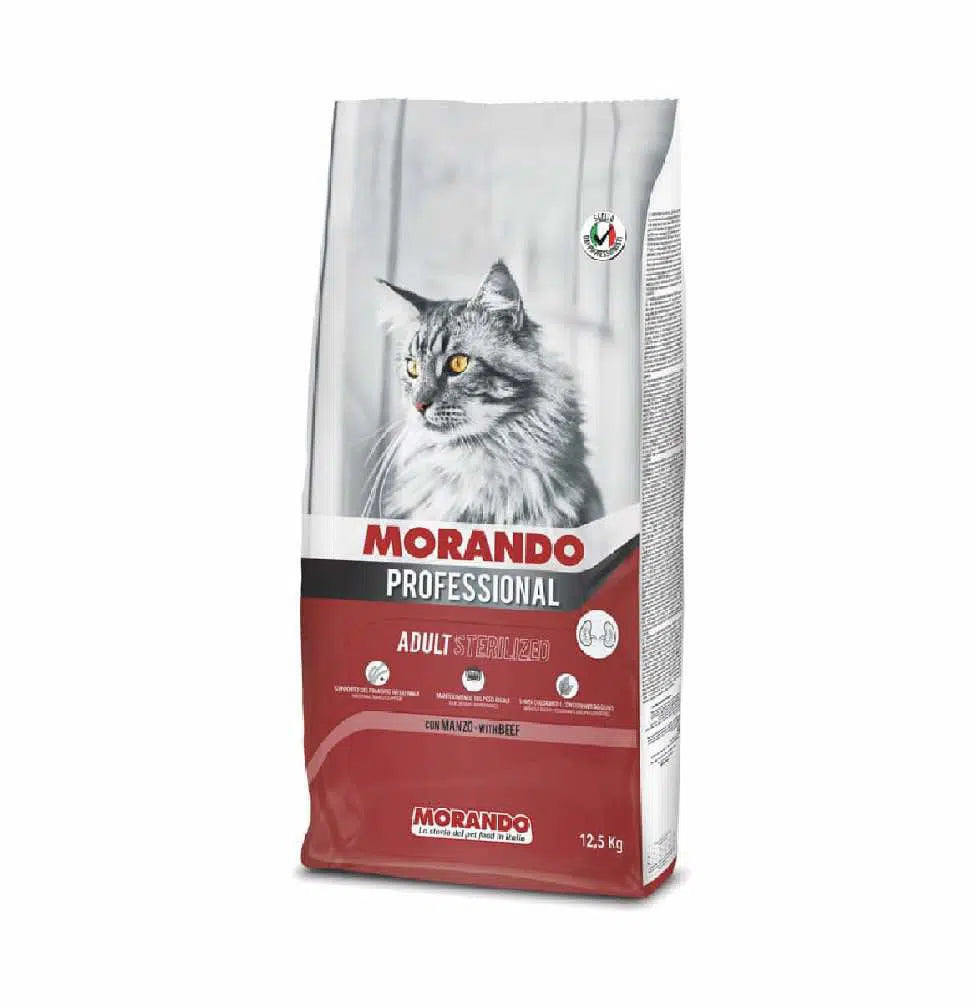 Morando Professionnel GATTO Sterilised Manzo1.5kg/12.5kg