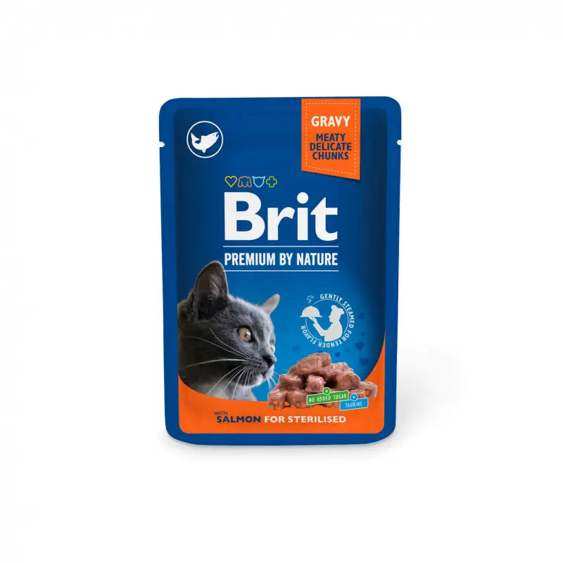 Brit Premium Pochon saumon Stérilisé 100GR