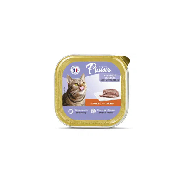 PLAISIR barquette PATE POULET 100gr
