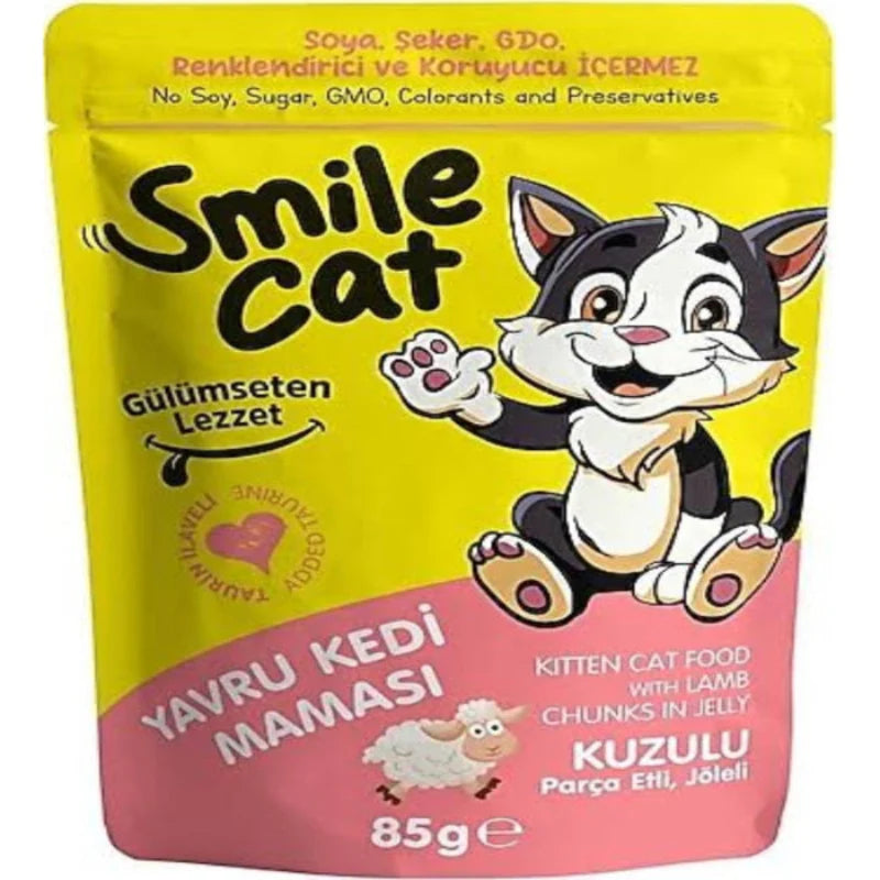 Smile Cat – Pochon pour Chaton Agneau en Gelée 85GR