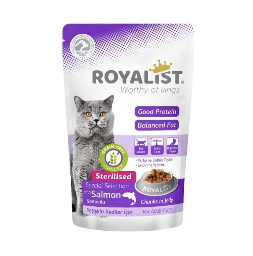 Royalist pochon Jelly au Saumon Pour Chat Sterilisé - 85gr