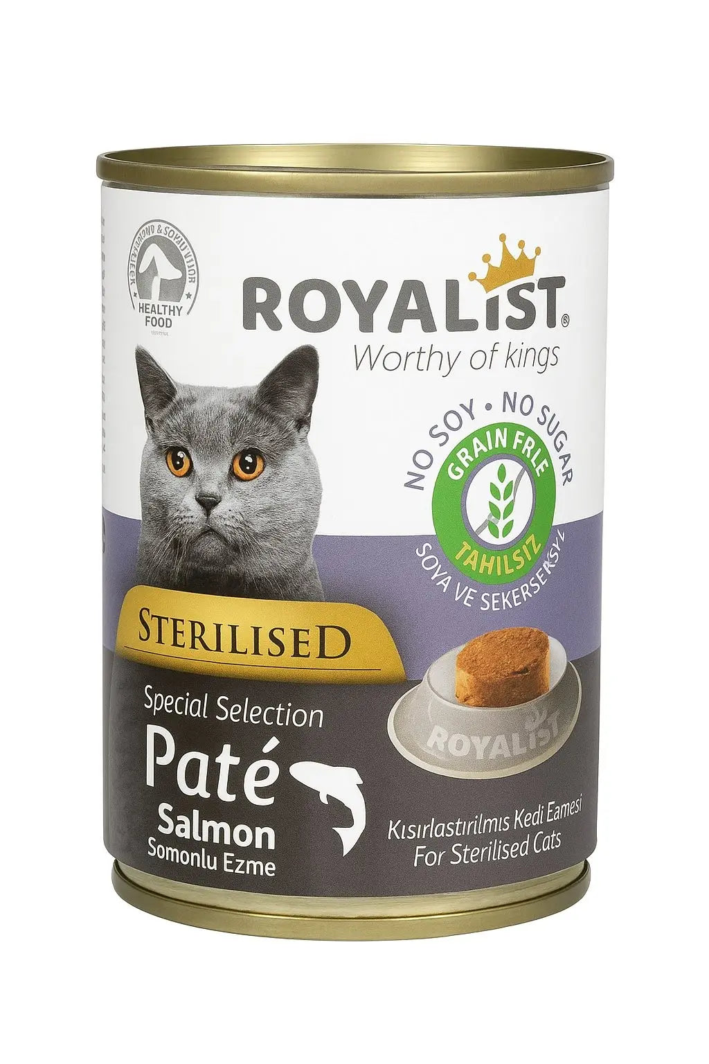 Royalist Paté pour Chat Stérilisé - Salmon - 400gr