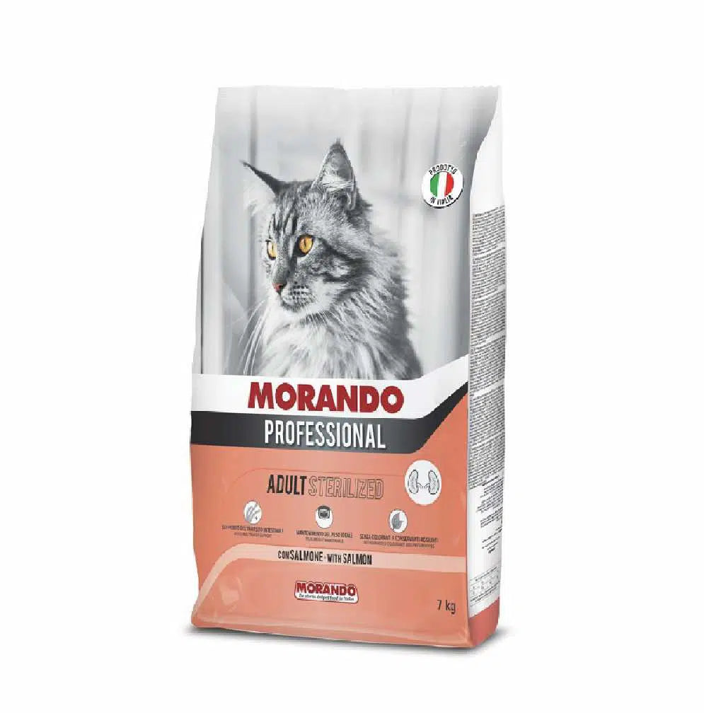 Morando Professionnel GATTO Sterilised saumon 1.5kg/7kg