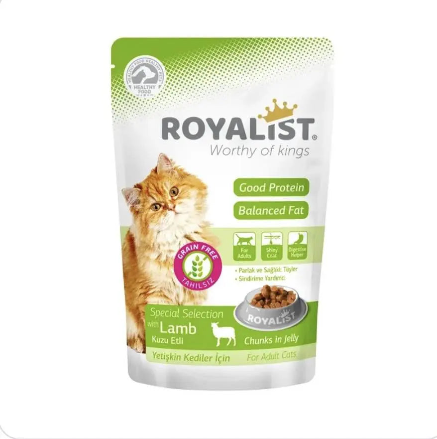 Royalist pochon Jelly à l'Agneau Pour Chat Adult - 85gr