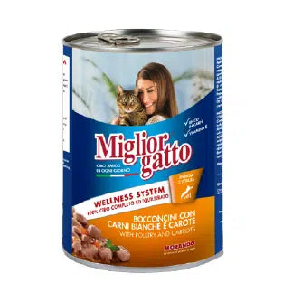 Miglior Gatto Viande Blanche en sauce 405gr