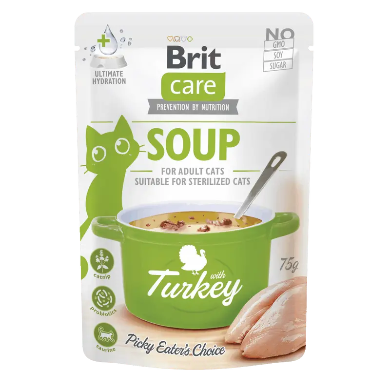 Brit Care Cat Soupe à la Dinde 75g