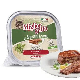 Miglior gatto Le Specialita Italiane Tasty Patè Beef 100gr