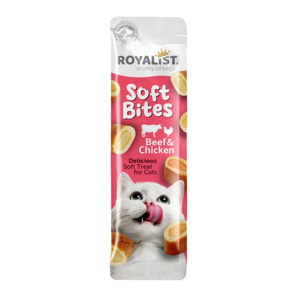 ROYALIST cat Soft Bites Beef & Chicken 10gr