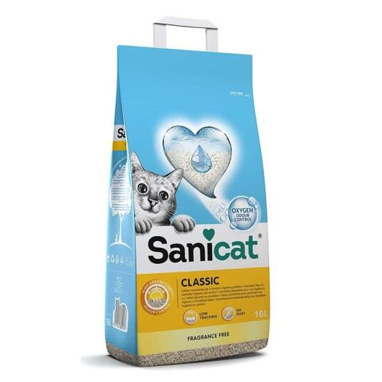 LITIERE SANICAT CLASSIC OXYGEN 16L