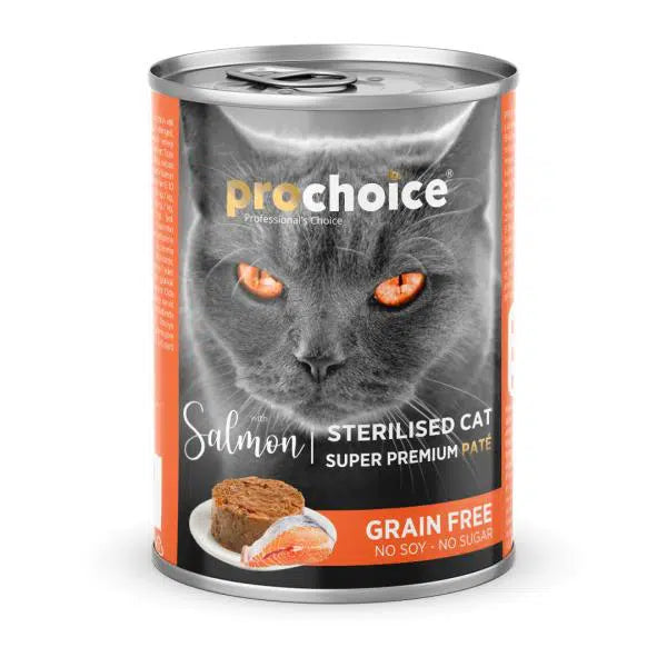 PROCHOICE GF PATE CHAT STERIL SAUMON 400gr