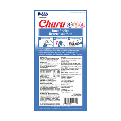 CHURU INABA CREAMY SNACK TUNA RECIPE 4*14gr