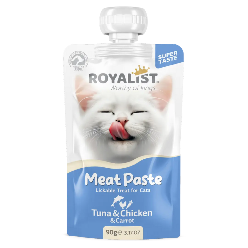 ROYALIST cat Meat Paste CREAMY Tuna & Chicken & Carrot 90gr