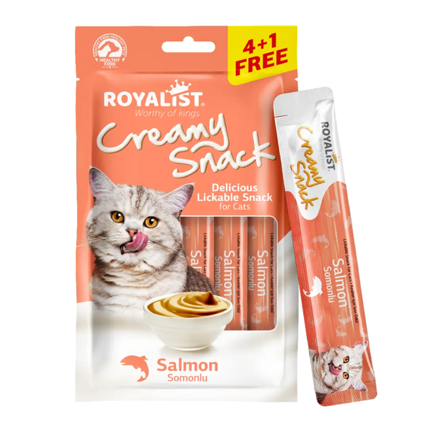 ROYALIST cat Creamy Snack Salmon 5*15gr