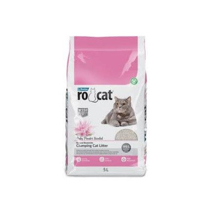 LITIERE ROCAT AGGLOMERANTE BABY POWDER 5L