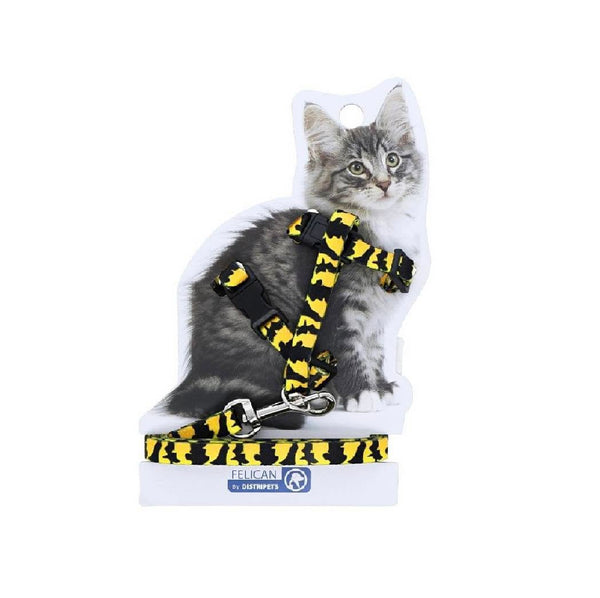 Felican harnais + laisse pour chat leopard