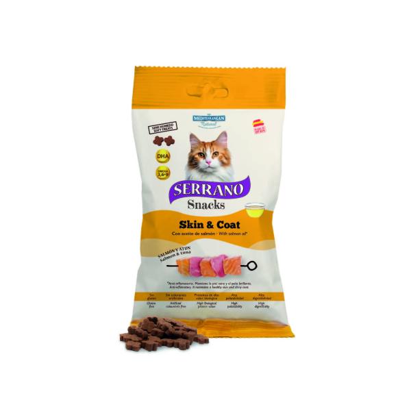 SERRANO SNACKS CAT 50g OMEGA 3+DHA