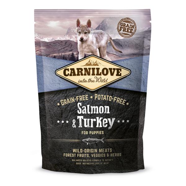 CARNILOVE CHIOT SAUMON & DINDE 1,5KG