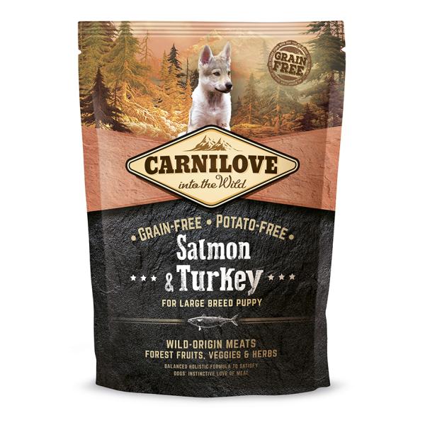 CARNILOVE GRAND CHIOT SAUMON & DINDE 1,5KG