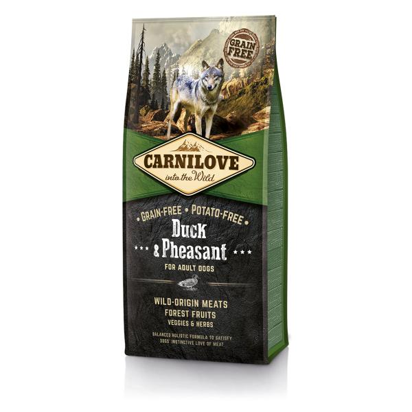 CARNILOVE CHIEN CANARD & FAISANT 12KG