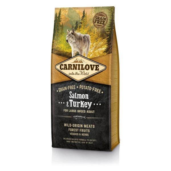 CARNILOVE GRAND CHIEN SAUMON & DINDE 12KG