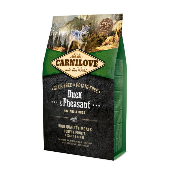 CARNILOVE CHIEN CANARD & FAISANT 4KG