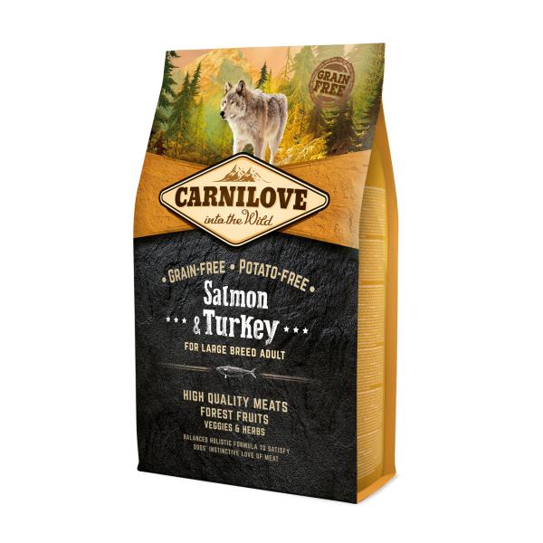 CARNILOVE GRAND CHIEN SAUMON & DINDE 4KG