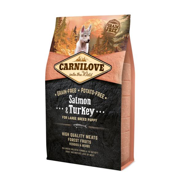 CARNILOVE GRAND CHIOT SAUMON & DINDE 4KG