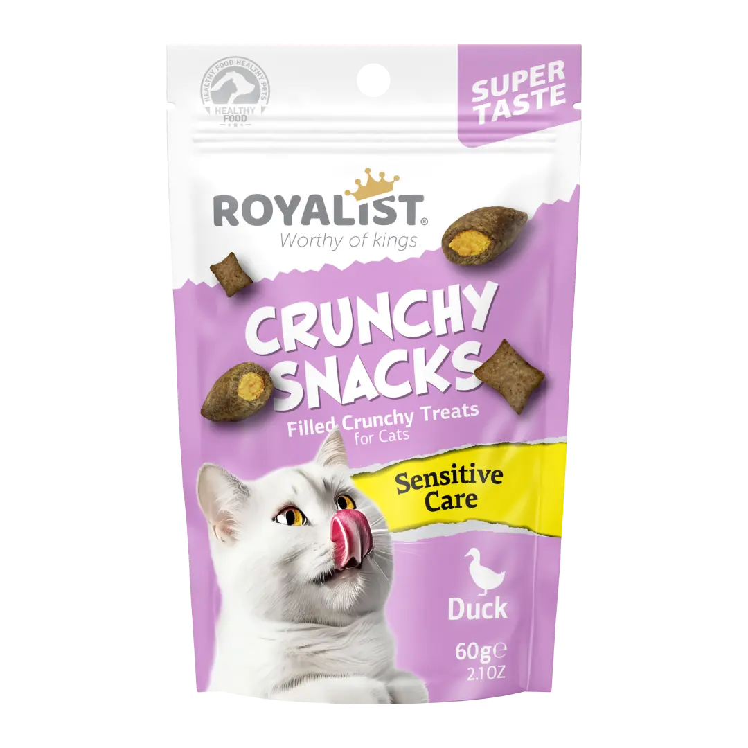ROYALIST cat Crunchy Snacks Duck Sensitive Care 60gr