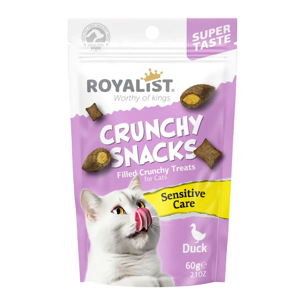 ROYALIST cat Crunchy Snacks Duck Sensitive Care 60gr