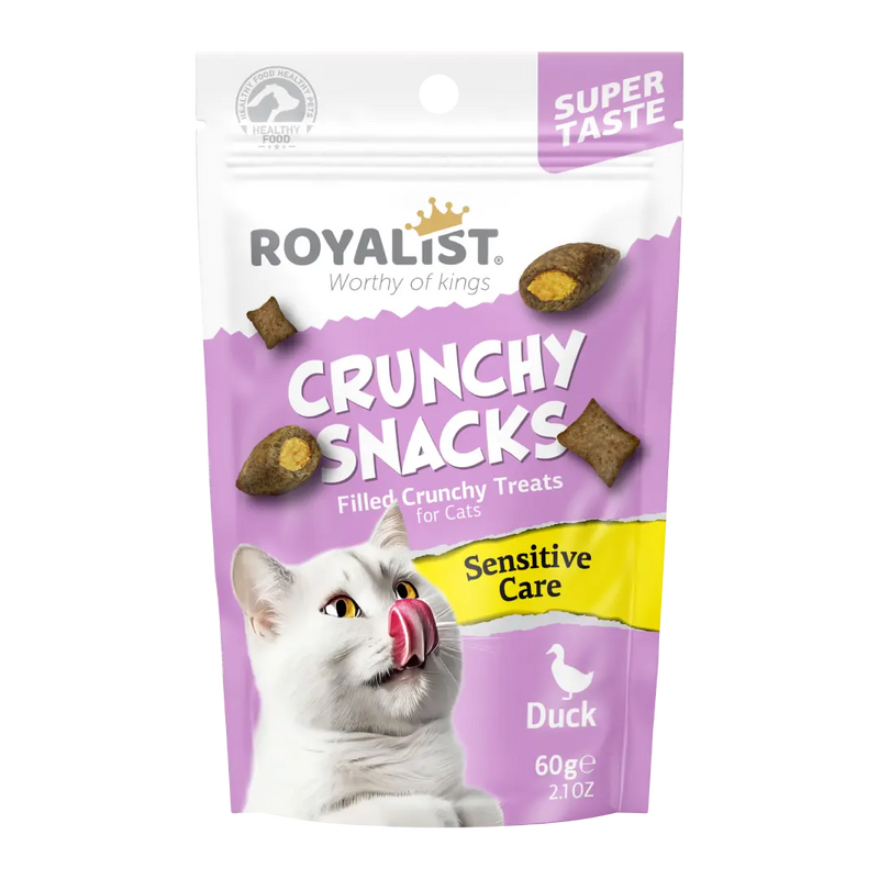 ROYALIST cat Crunchy Snacks Duck Sensitive Care 60gr