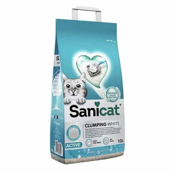 LITIÈRE SANICAT AGGLOMERANTE ACTIVE 10L