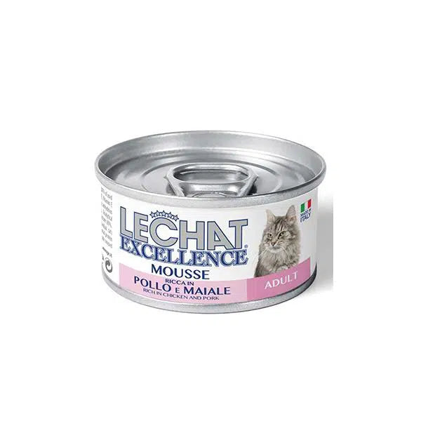 LECHAT EXC.MOUSSE ADU POUL/PR 85gr