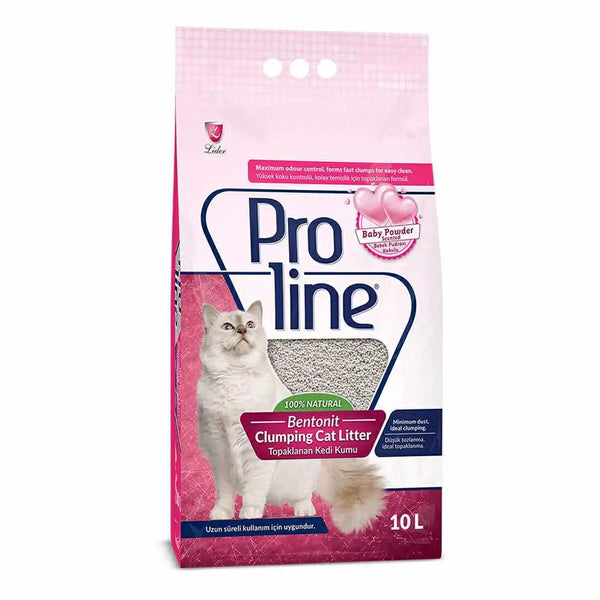 LITIERE PROLINE AGGLOMERANTE BABY POWDER 5L