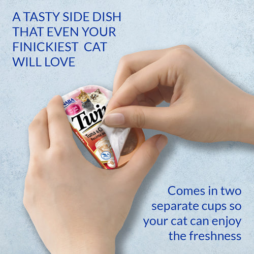 INABA TWINS PACK TUNA AND CHICKEN 2*40gr