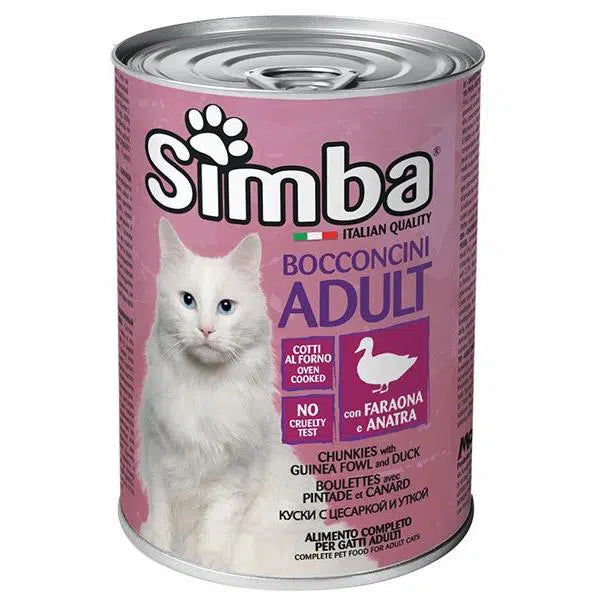 BOITE SIMBA CAT WITH FOWL AND DUCK 415gr